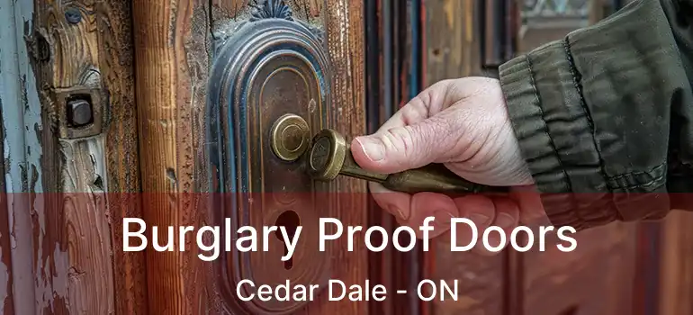  Burglary Proof Doors Cedar Dale - ON