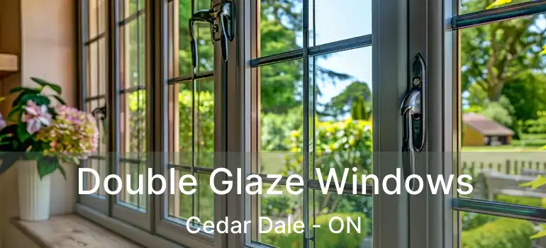  Double Glaze Windows Cedar Dale - ON