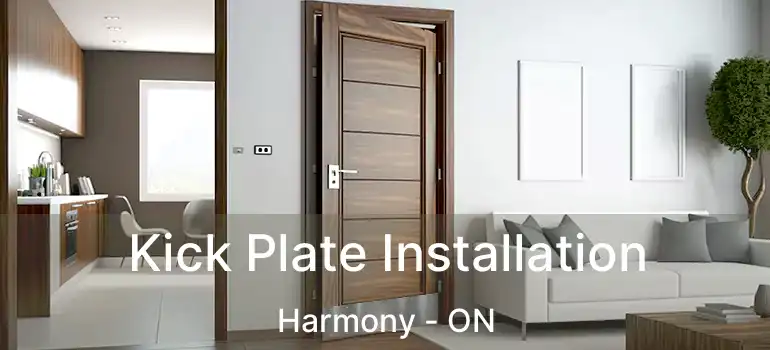  Kick Plate Installation Harmony - ON