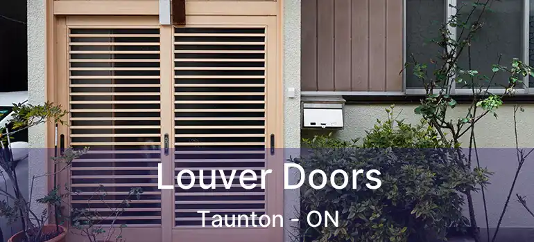 Louver Doors Taunton - ON