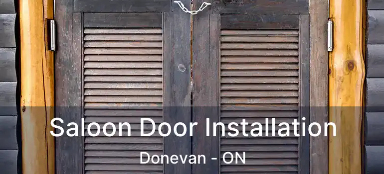  Saloon Door Installation Donevan - ON