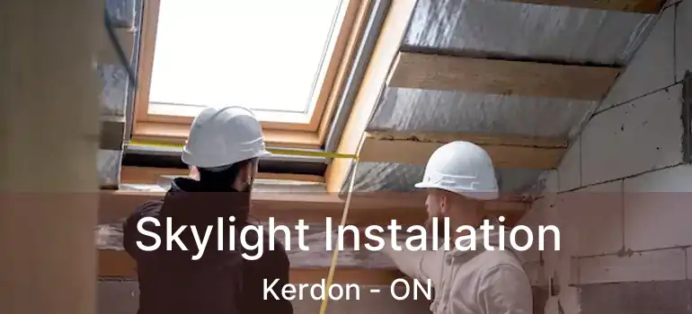  Skylight Installation Kerdon - ON