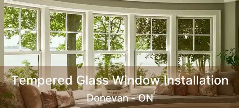  Tempered Glass Window Installation Donevan - ON