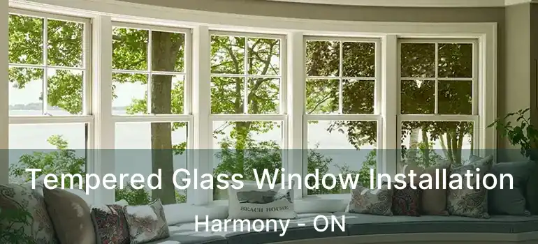  Tempered Glass Window Installation Harmony - ON