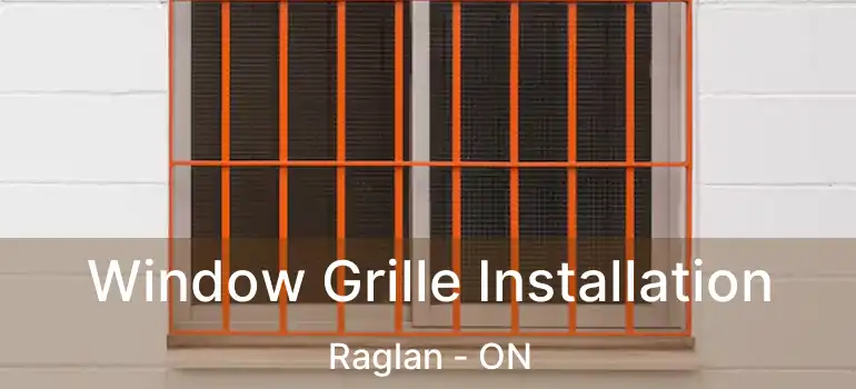  Window Grille Installation Raglan - ON