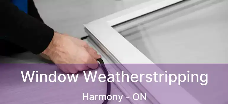  Window Weatherstripping Harmony - ON